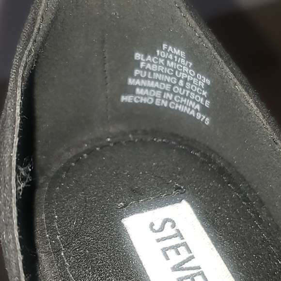 Suede steve madden heeled sandals - Picture 5 of 6